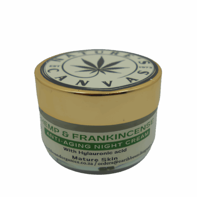 Hemp & Frankincense Anti Aging Moisturiser Night Cream - 50ml