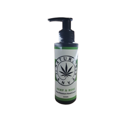 Hemp and rose hand cream